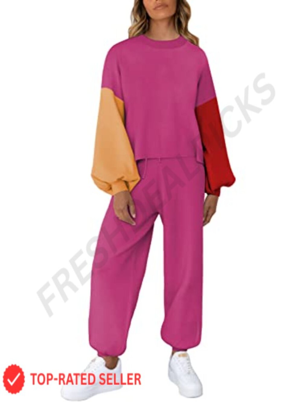 Knit Pullover Sweater and Jogger Pants Set Loungewear